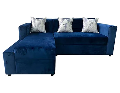 Sydney L Shape Sofa (Blue) - WFL-SYDNEY-BU-S