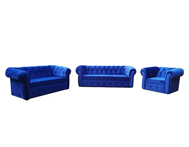 York Sofa (Blue) - WFL-YORK-BU-S