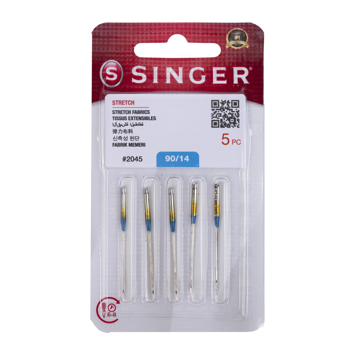 Home Products Sewing Machine Needles Singer Ball Point (2045) Sewing ...