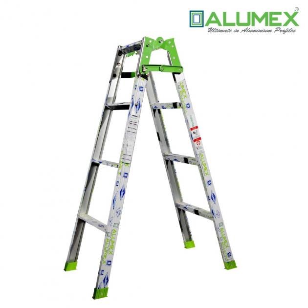 ALUMEX Dual Purpose Ladder - 4Ft (DPL-STN-4FT-S)