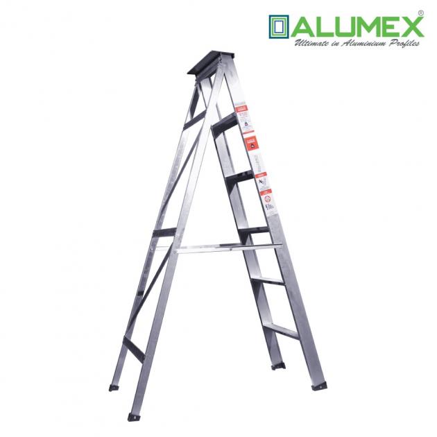 ALUMEX Domestic Step Ladder - 6Ft (DSL-6FT-S)