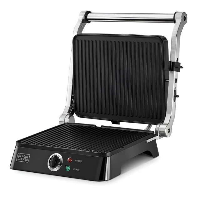 BLACK+DECKER Contact Grill CG1400-B5 - 1400W, Fixed Plate