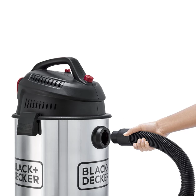 BLACK+DECKER Wet & Dry Drum Vacuum Cleaner WV1450-B5 - 30L, 1400W 