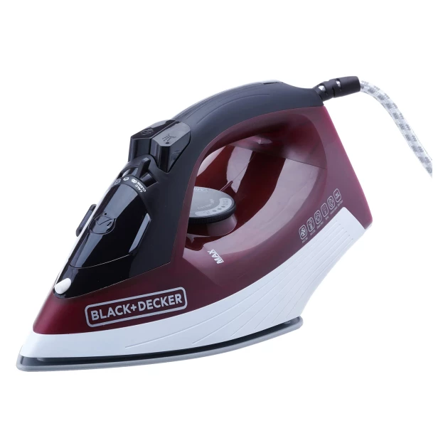 BLACK+DECKER Steam Iron X1550-B5 With Ceramic Soleplate, 1600W