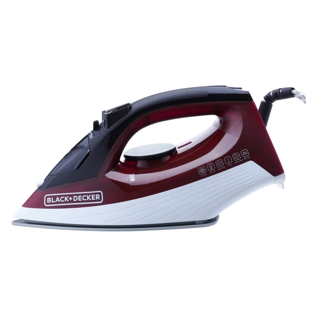 BLACK+DECKER Steam Iron X1550-B5 With Ceramic Soleplate, 1600W