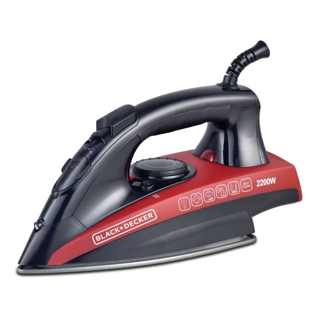 BLACK+DECKER 2200W Steam Iron Non-Stick Soleplate - BD-X2200-B5