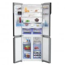 Beko HarvestFresh Fridge Freezer GNE480EC3DVX - Stainless Steel