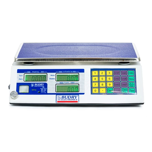 Budry Electronic Trade Counter Scale WP30-ECO (30KG X 10G)