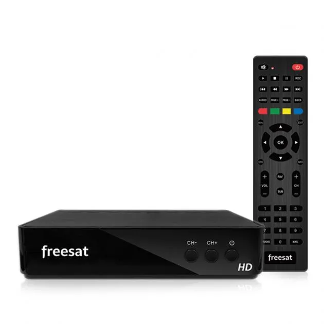 Freesat HD Digital TV / Satellite TV Connection Dish Antenna And Set-Top-Box Full Kit