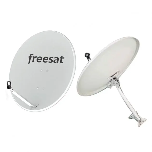 Freesat HD Digital TV / Satellite TV Connection Dish Antenna And Set-Top-Box Full Kit