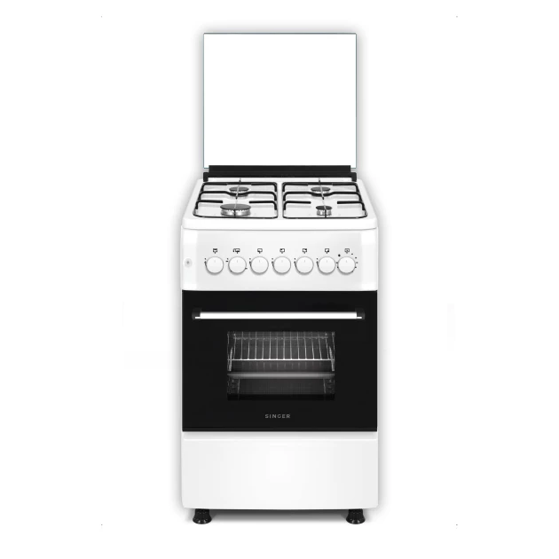Singer Freestanding Oven With 4 Gas Burners 56L, Gas - GCB8401F-N