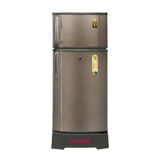 Singer GEO Refrigerator GEO-200D-BR - 2 Doors, 185L (Gold)