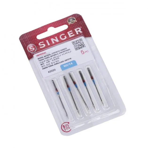 Singer Woven (2020) Sewing Machine Needles, Size 90/14