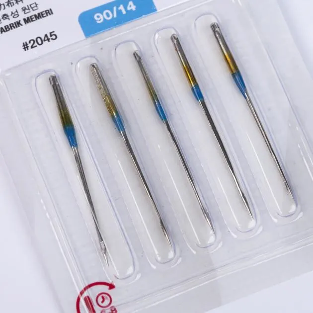 Singer Ball Point (2045) Sewing Machine Needles, Size 90/14