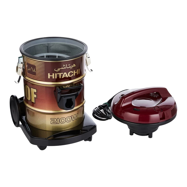 Hitachi Vacuum Cleaner CV-950F 18L, 2100W, Wine Red