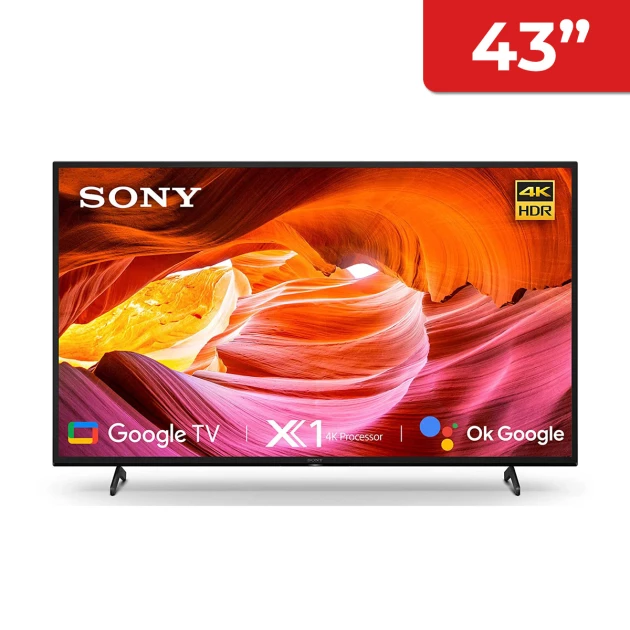 Sony 43" X75K 4K UHD HDR Smart Google TV