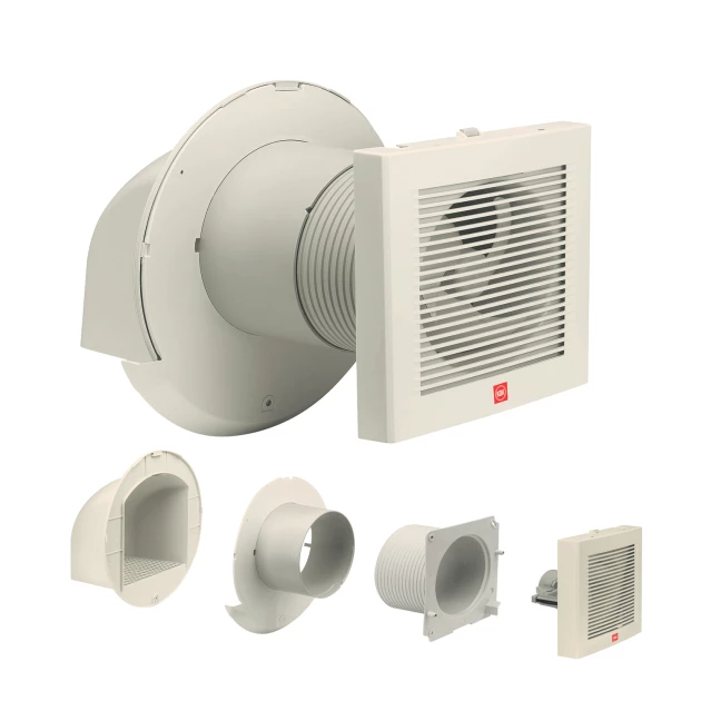 KDK Exhaust Fan BathRoom Series Wall Mount 4.6W, Single Speed (KDK-10EGKB)