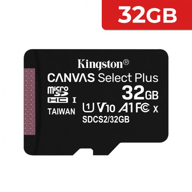 Kingston Canvas Select Plus microSD Card 32GB Class 10 UHS-I
