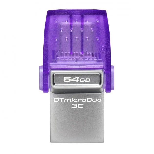 Kingston 64GB OTG High-Speed USB Type-C / Type-A DataTraveler microDuo 3C USB Flash Drive