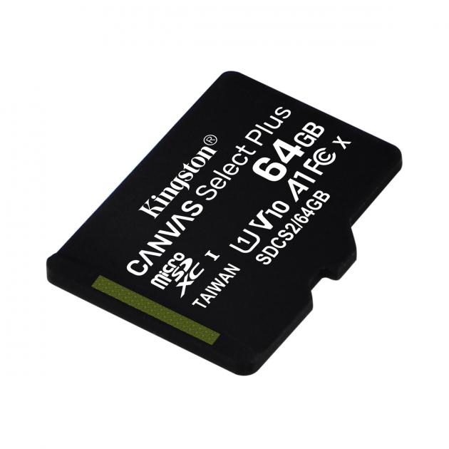Kingston Canvas Select Plus microSD Card 64GB Class 10 UHS-I