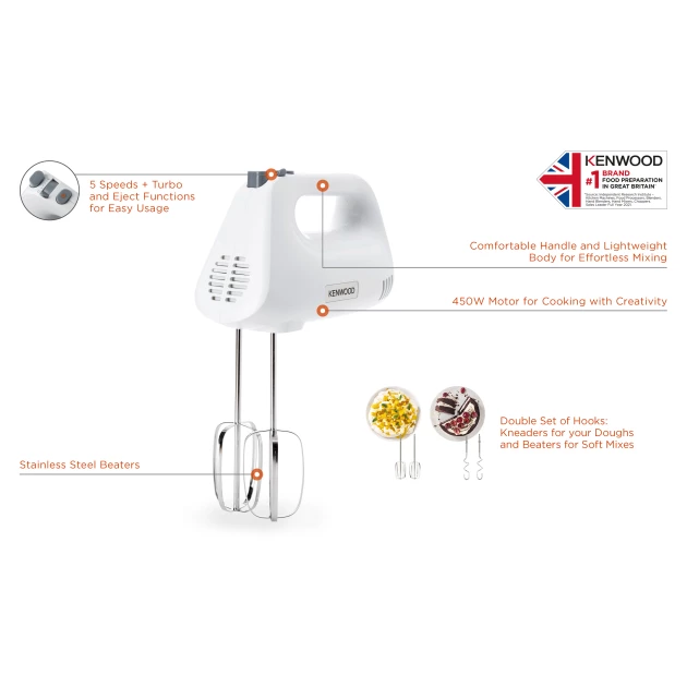 Kenwood Hand Mixer HMP30 - 450W