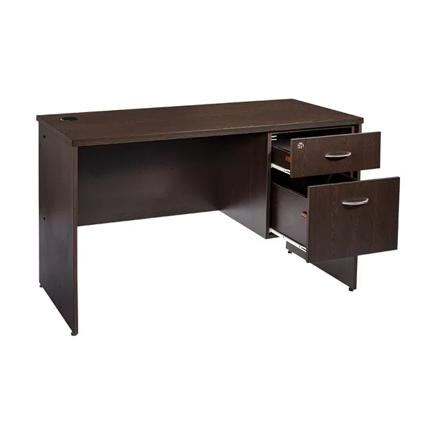 LEO Office Table 120x60x75 With Drawer & Cupboard (Wenge)