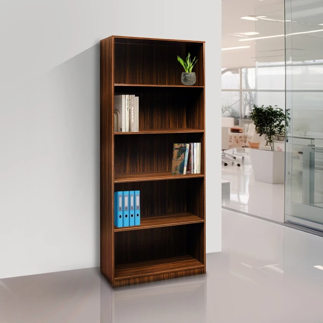 Office Filing Rack - Large - Walnut Color (LF-OFI-FR-002-WN-S)