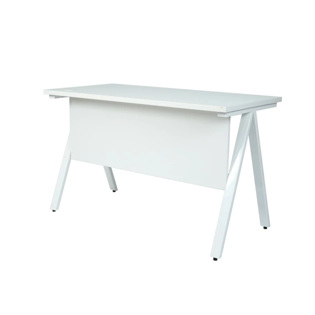 Iron Leg Office Table - White (LF-OFI-ST-002-WH-S)