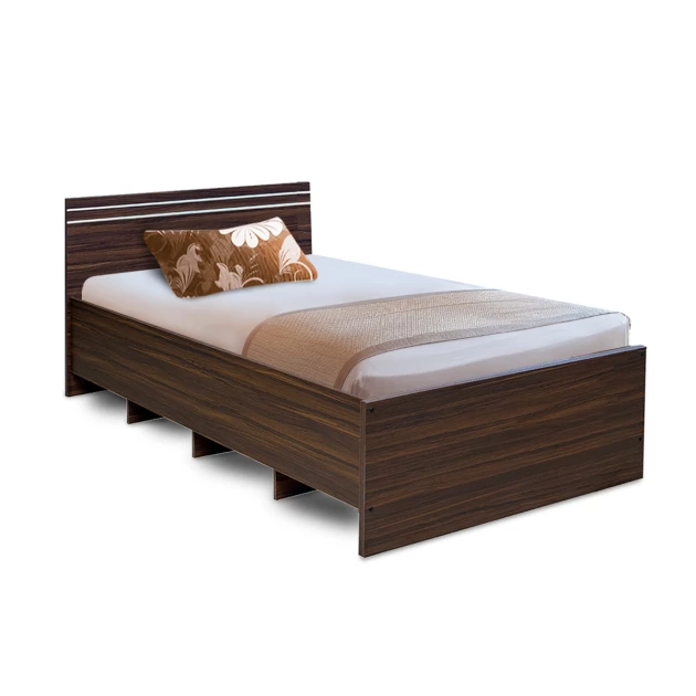 Rover Single Bed - Walnut - 75"x36" (LF-ROVER-75X36-WN-S)