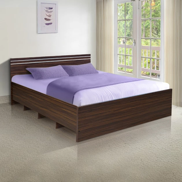 Rover Double Bed - Walnut - 75"x48" (LF-ROVER-75X48-WN-S)