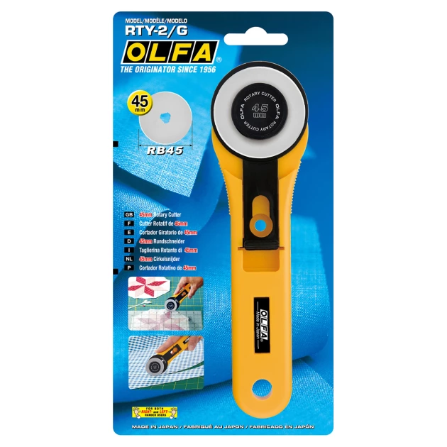 OLFA Rotary Cutter 45mm (OLFA-RTY-2G-45MM)