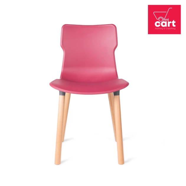 Duo Wood Chair - Ruby Color (PF-DUO-WOOD-RB-S)