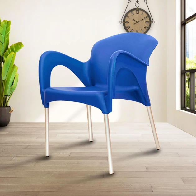 Mondy Hybrid Plastic Chair - Blue