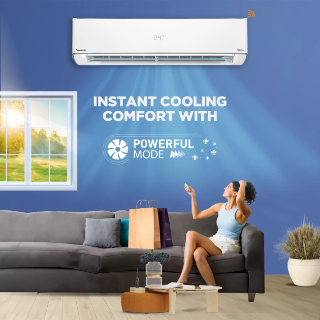 Panasonic Air Conditioner 18000 BTU Twin Cool Inverter (CS/CU-EU18AKYX-8)