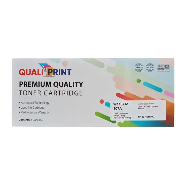 Quali Print W1107A Toner Cartridge