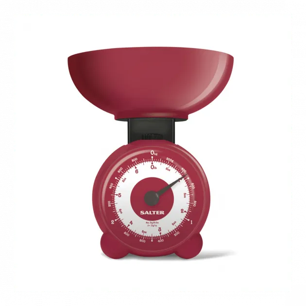 Salter 139 Mechanical Scale 3KG Red