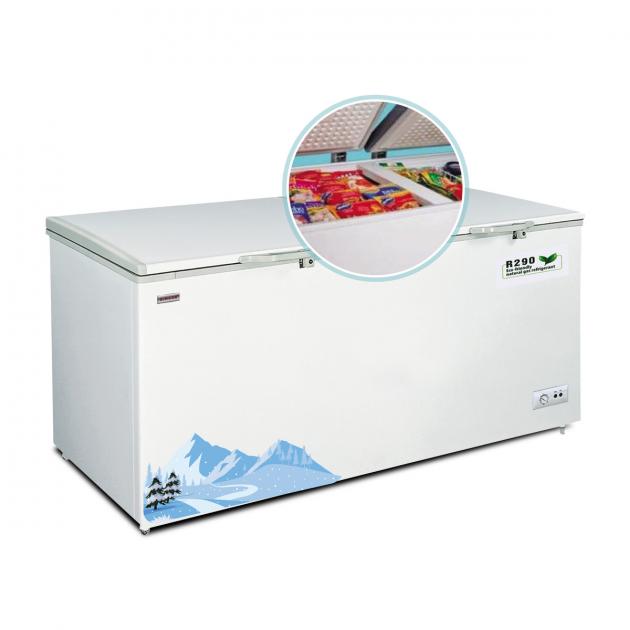 Singer Chest Freezer With Two Compartments, 677L