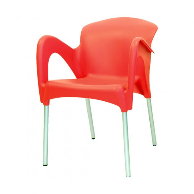 Mondy Hybrid Plastic Chair - Red