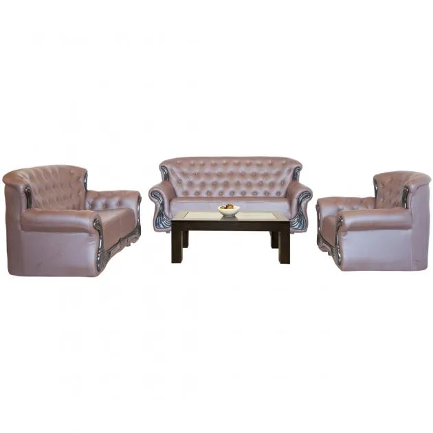 Kingston Sofa - Brown Colour PVC