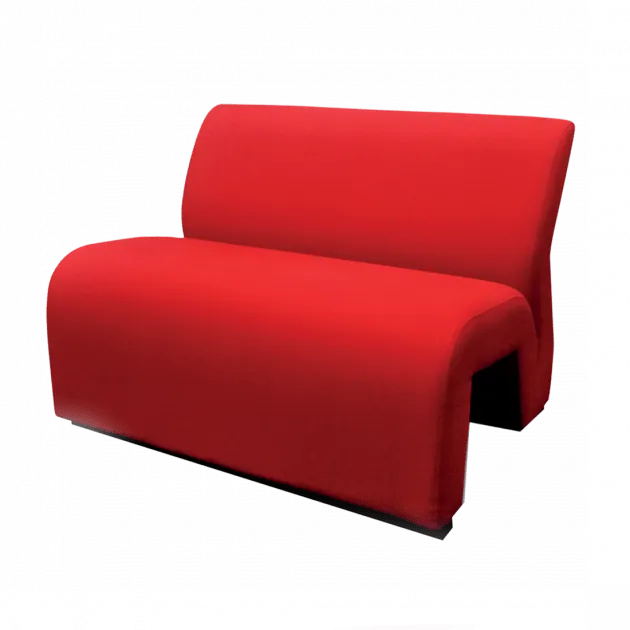 H Type Double Lobby Chair - LBC04 - Red