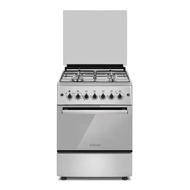 Singer Freestanding Oven With 4 Gas Burners 62L
