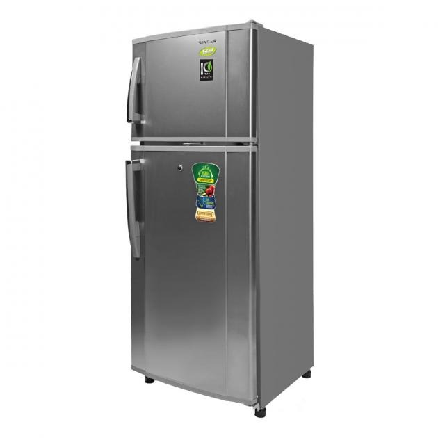 Singer GEO Refrigerator - 2 Doors, 225L (Silver)