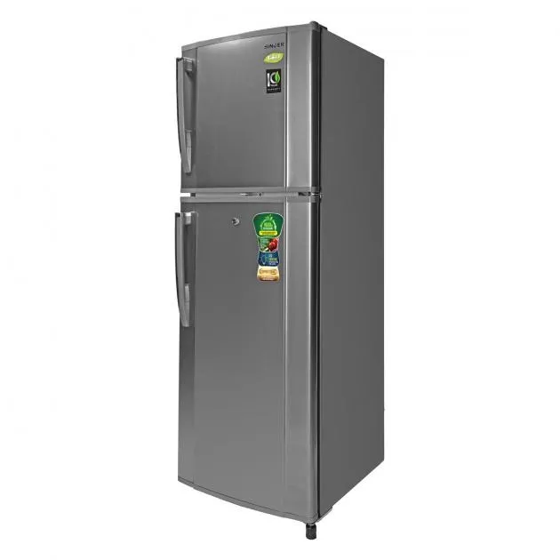 Singer GEO Refrigerator - 2 Doors, 227L (Silver)