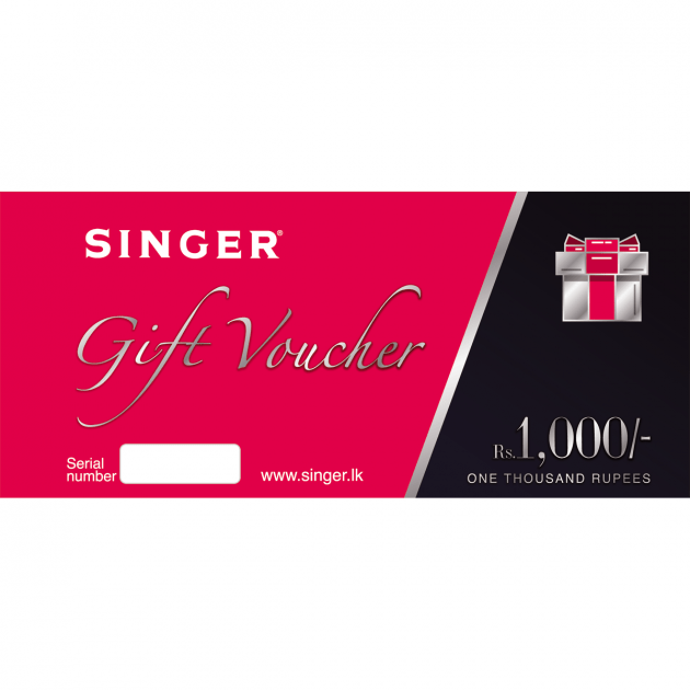 Singer Gift Voucher - Rs 1,000