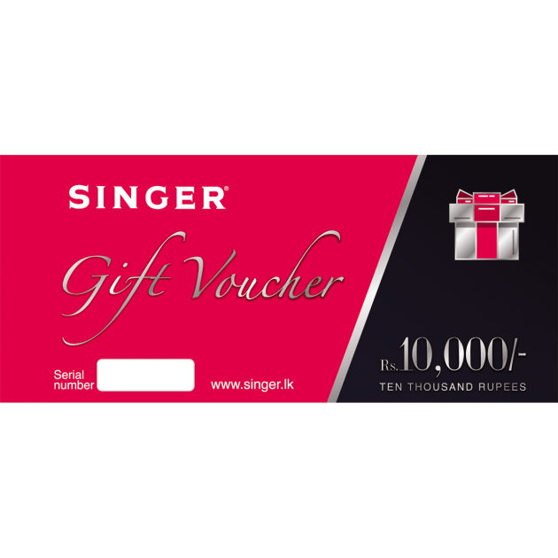 Singer Gift Voucher - Rs 10,000