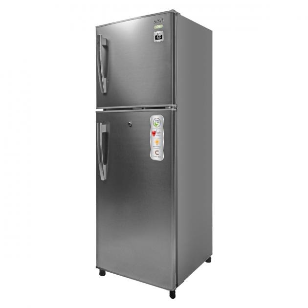 Sisil ECO Refrigerator - 2 Doors, 227L (Silver)