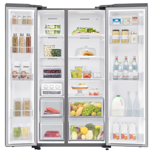 Samsung Refrigerator Side By Side With SpaceMax Technology, 665L (SMGRS62R5001M9)