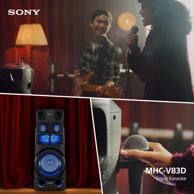 Sony V83D High Power Audio System With Bluetooth