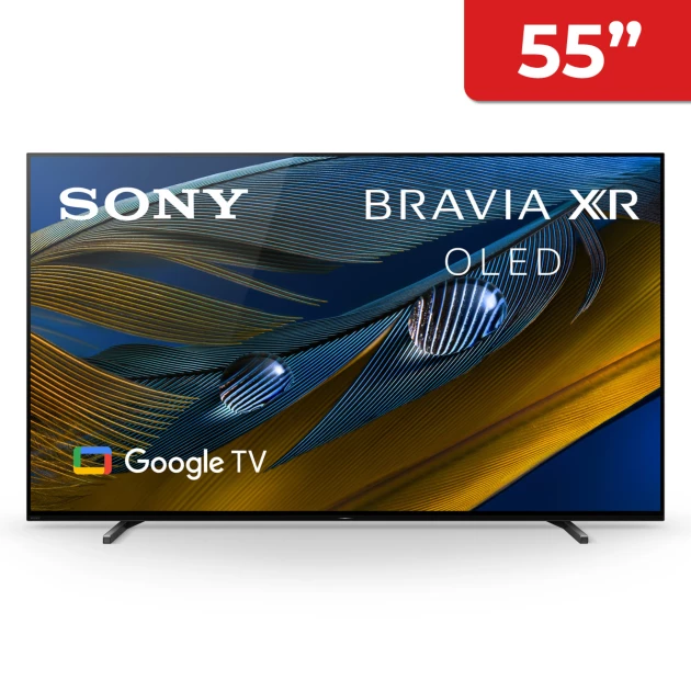 Sony 55" A80J - BRAVIA XR, OLED, 4K Ultra HD, HDR, Google Smart TV