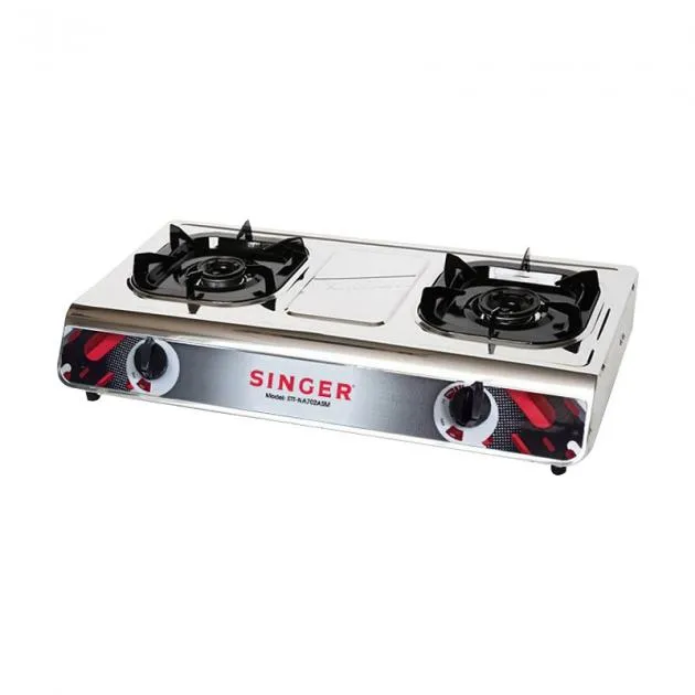 Singer Double Burner Gas Cooker Table Top - NA702ASM